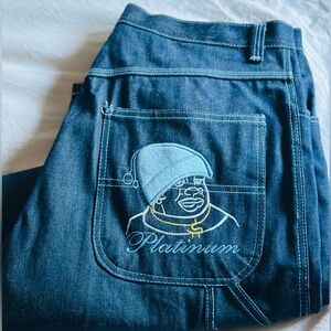 90s FUBU platinum Jeans